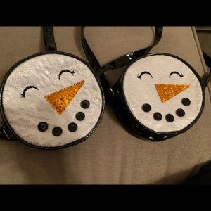 Be Merry Snowman purses